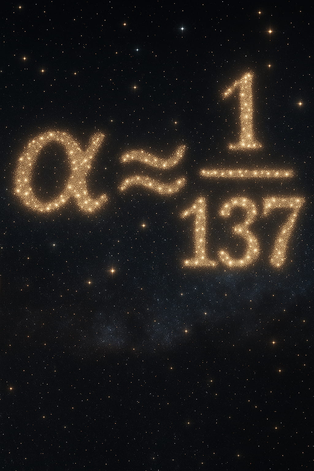 A conceptual image of the fine-structure constant